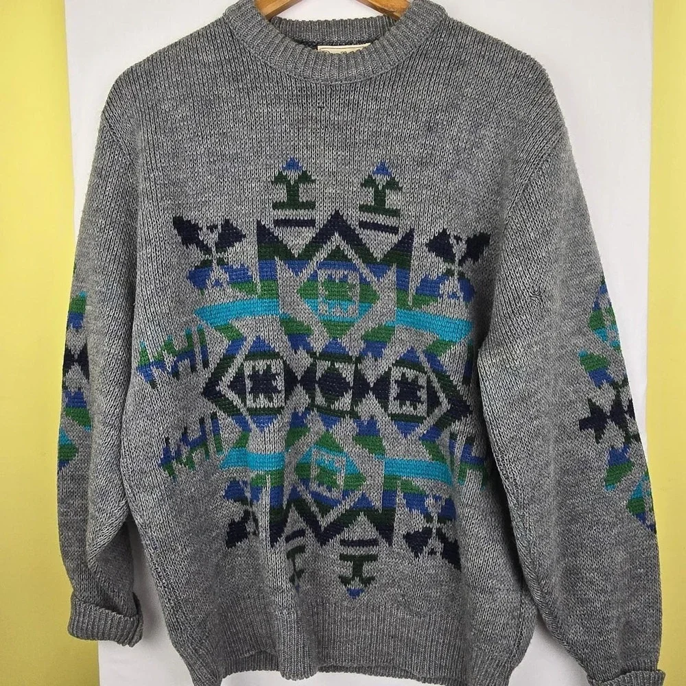 Pendleton high grade western wear sweater wool size large.